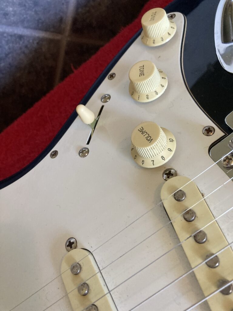 Everything mounted and the guitar restrung